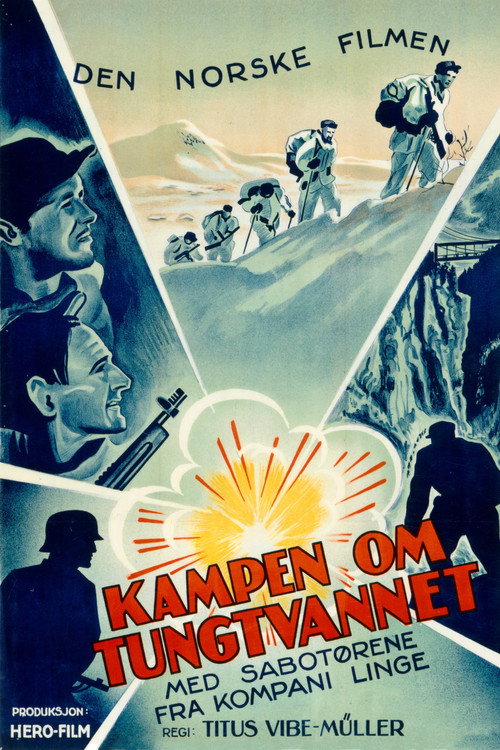Póster de Kampen om tungtvannet