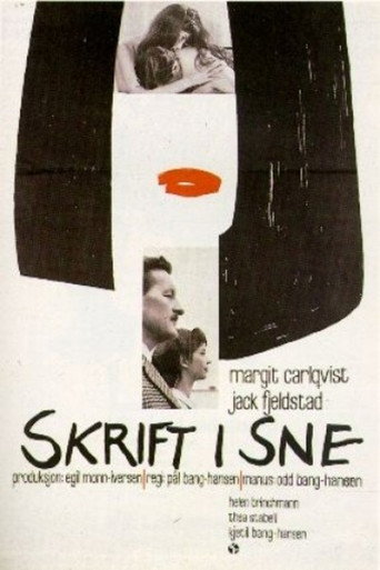 Póster de Skrift i sne