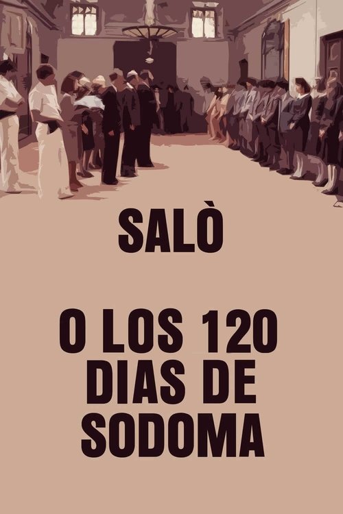 Póster de Saló o los 120 días de Sodoma