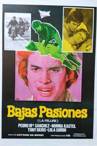 Póster de Bajas pasiones