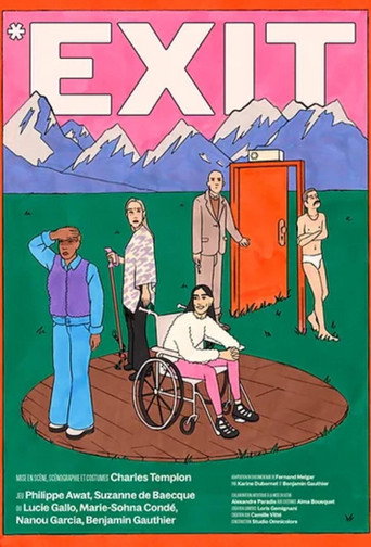 Póster de EXIT - Théâtre du Train Bleu - Festival OFF Avignon