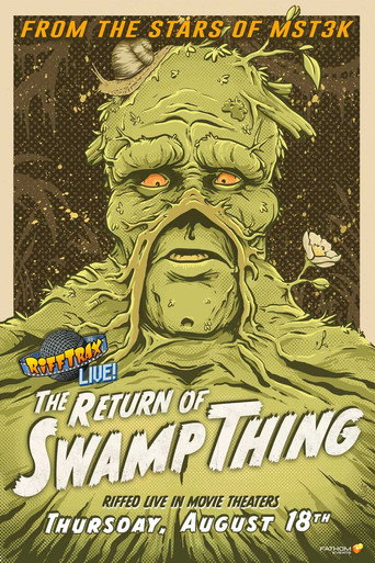 Póster de RiffTrax Live: The Return of Swamp Thing