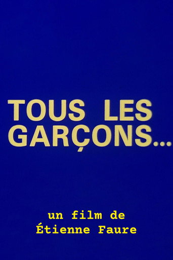 Póster de Tous les garçons...