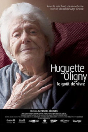 Póster de Huguette Oligny, le goût de vivre