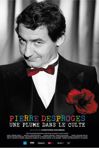 Póster de Pierre Desproges Une plume dans le Culte