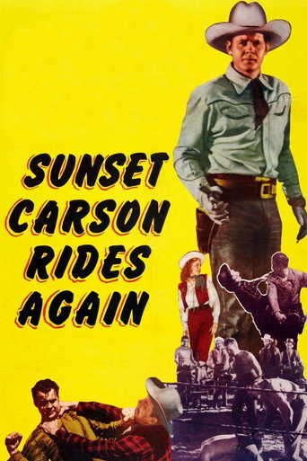 Póster de Sunset Carson Rides Again