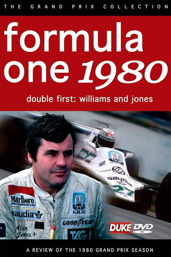 Póster de Double First - Williams & Jones: Formula One 1980 - A Review Of The 1980 Grand Prix Season