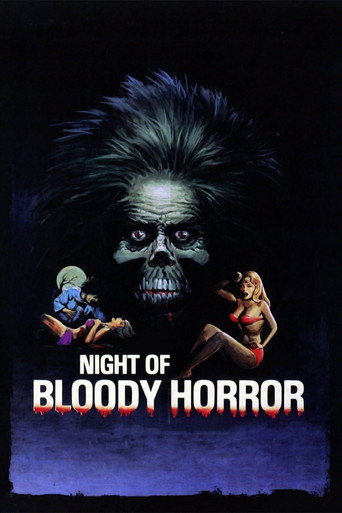 Póster de The Night of Bloody Horror