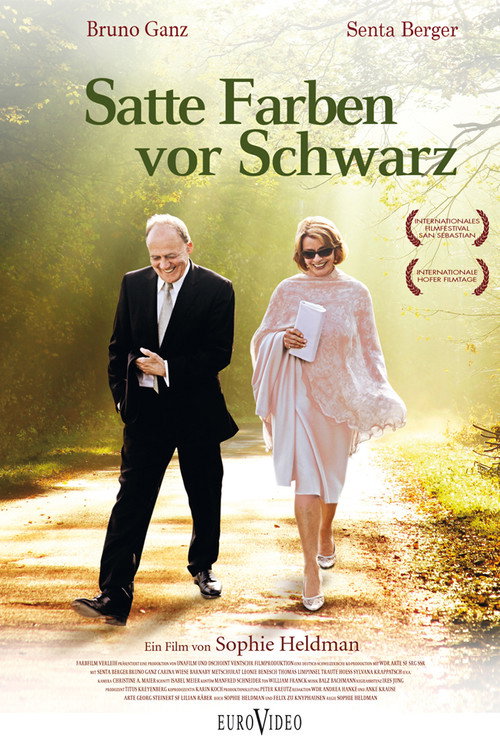Póster de Satte Farben vor Schwarz