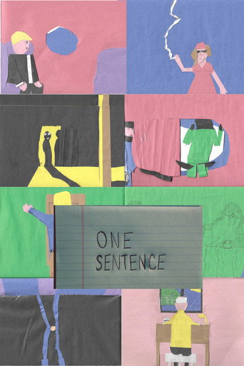 Póster de ONE SENTENCE