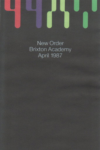 Póster de New Order: Brixton Academy