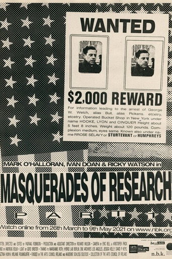 Póster de Masquerades of Research: Part I