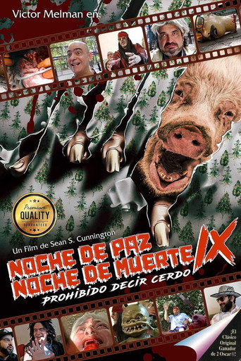 Póster de Noche de Paz Noche de Muerte IX Prohibido decir Cerdo