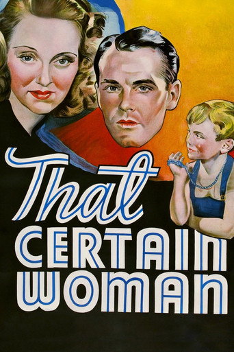 Póster de That Certain Woman