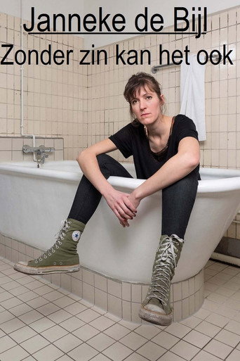 Póster de Janneke de Bijl: Zonder zin kan het ook