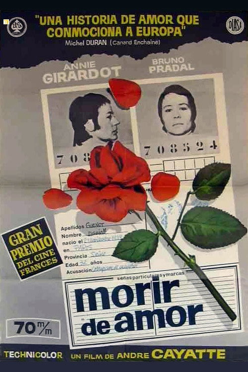 Póster de Mourir d'aimer
