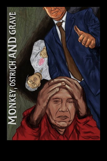 Póster de Monkey, Ostrich and Grave