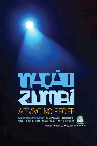 Póster de Nação Zumbi Ao Vivo no Recife