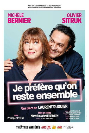 Póster de Je préfère qu'on reste ensemble