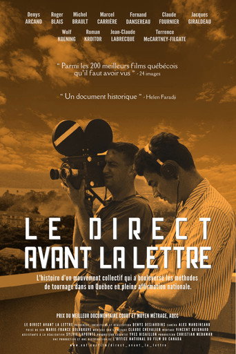 Póster de Le direct avant la lettre