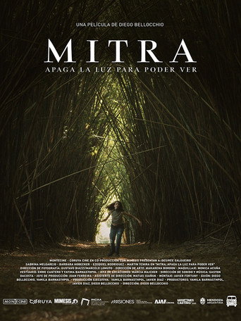 Póster de Mitra, apaga la luz para poder ver
