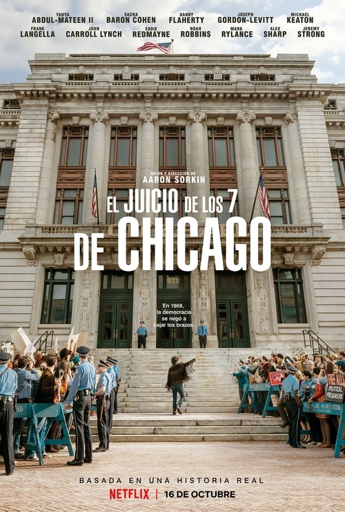 Póster de El juicio de los 7 de Chicago