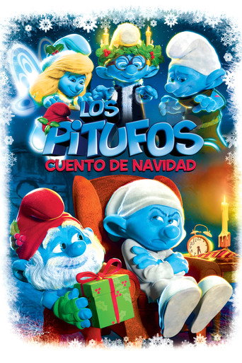 Póster de Una Navidad con los pitufos