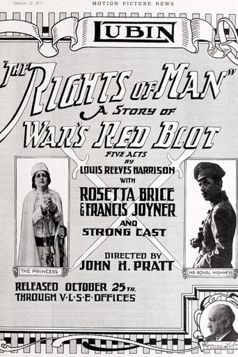 Póster de The Rights of Man: A Story of War's Red Blotch
