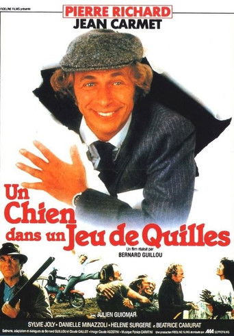 Póster de Un chien dans un jeu de quilles