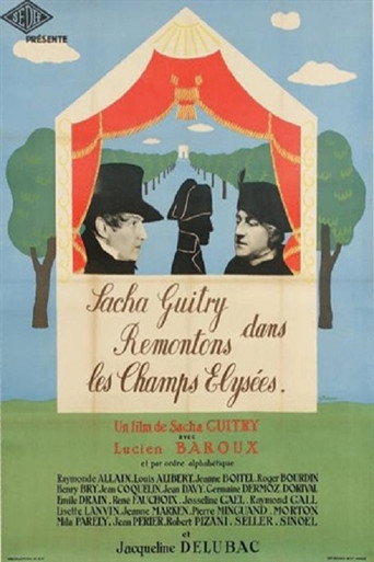 Póster de Remontons les Champs-Elysées