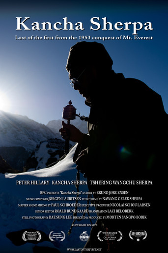 Póster de Kancha Sherpa: Sidste af de første fra erobringen af ​​Mt Everest i 1953