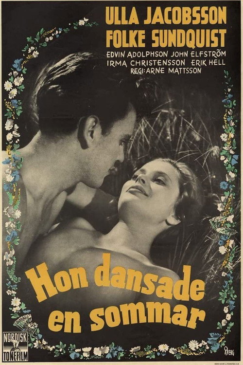 Póster de Hon dansade en sommar