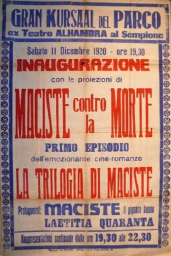Póster de La trilogia di Maciste