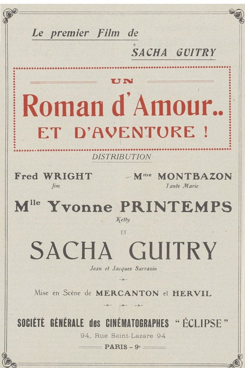 Póster de Un roman d’amour et d’aventures