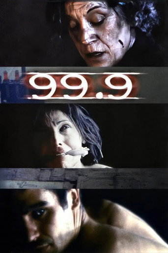 Póster de 99.9: la frecuencia del terror