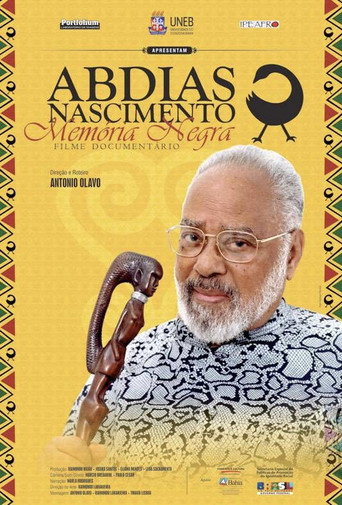 Póster de Abdias do Nascimento - Memória Negra
