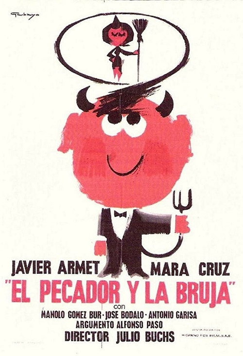 Póster de El pecador y la bruja
