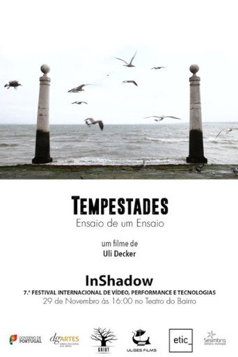 Póster de Tempestades - Ensaio de um Ensaio