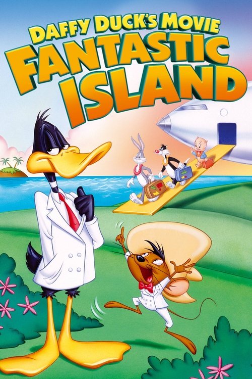 Póster de La película del Pato Lucas: Isla Fantástica