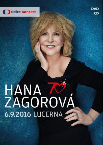 Póster de Hana Zagorová 70 - 6.9.2016 Lucerna