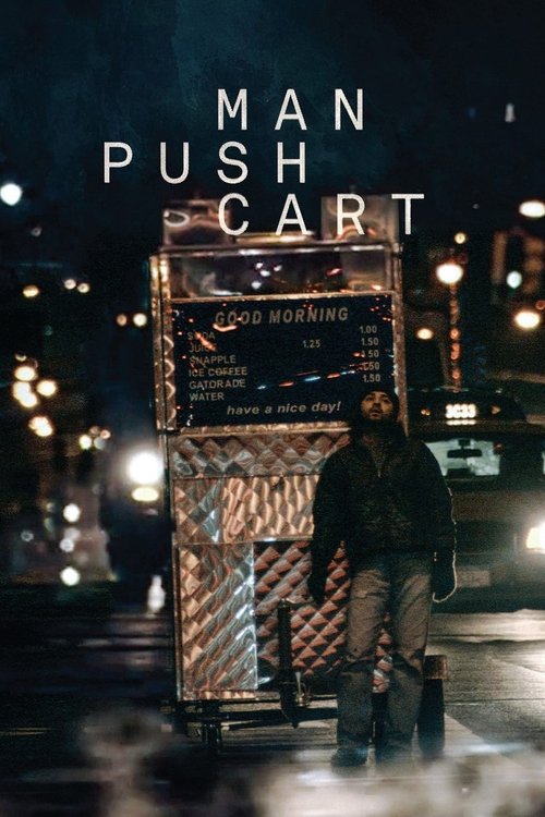 Póster de Man Push Cart