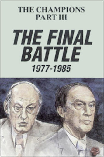 Póster de The Champions, Part 3: The Final Battle