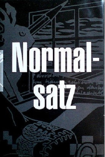 Póster de Normalsatz