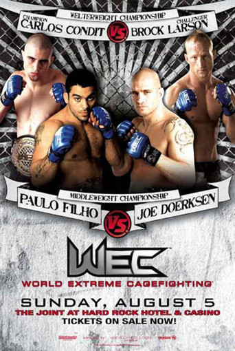 Póster de WEC 29: Condit vs. Larson