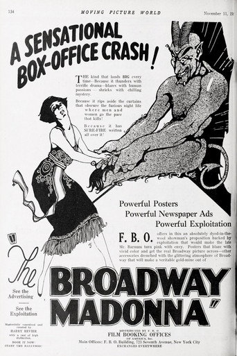 Póster de The Broadway Madonna