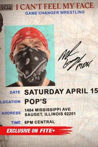 Póster de GCW I Can't Feel My Face 2023