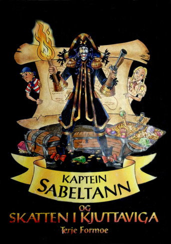 Póster de Kaptein Sabeltann og Skatten i Kjuttaviga