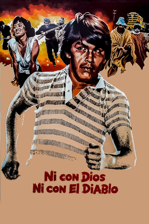 Póster de Ni con Dios ni con El Diablo