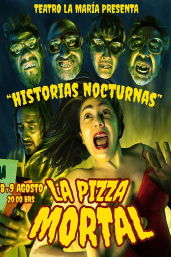 Póster de "Historias Nocturnas 1" -  La Pizza mortal