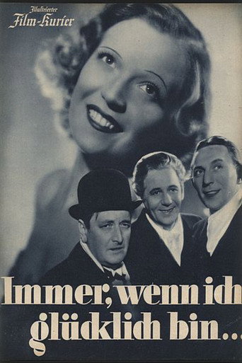 Póster de Immer wenn ich glücklich bin